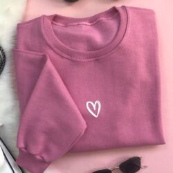 Blusa Moletom Coração Unico