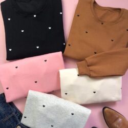 Blusa Moletom Coraçãozinhos