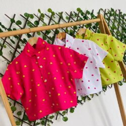 Cropped Gola Polo Mini Corações