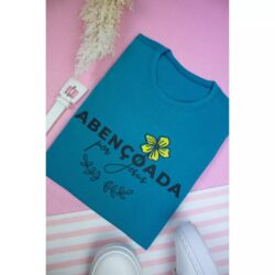 T-Shirt Abençoada por Jesus