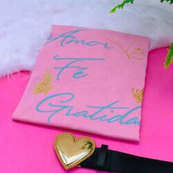 T-Shirt Amor Fé Gratidão