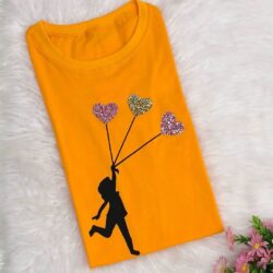 T-Shirt Balões de Coração