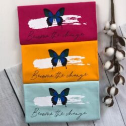 T-Shirt Borboleta - Become The Change