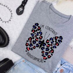 T-Shirt Borboleta - Em Constante Transformação