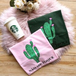 T-Shirt Cactus - Não me Toque