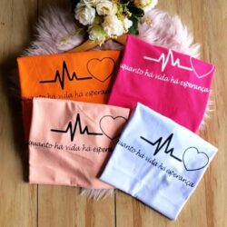 T-Shirt Enquanto há Vida há Esperança