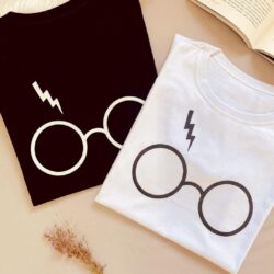 T-Shirt Harry Potter - Óculos e Cicatriz