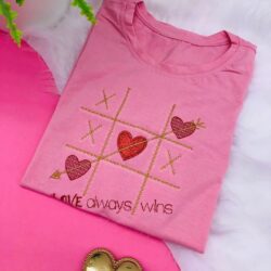 T-Shirt Jogo da Velha de Corações