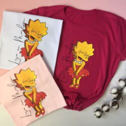 T-Shirt Lisa Simpson - Apaixonada