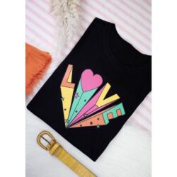 T-Shirt Love - 3D Estrelado