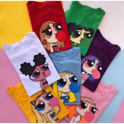 T-Shirt Meninas Super Poderosas - Nova Era Fashion