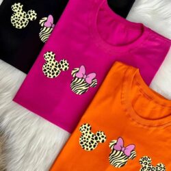 T-Shirt Mickey e Minnie Mouse - Multi Logos