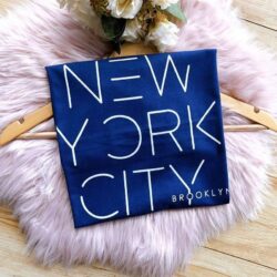 T-Shirt New York City - Escrita Fina