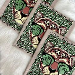 T-Shirt Onça - De Óculos Style Fundo Estampado