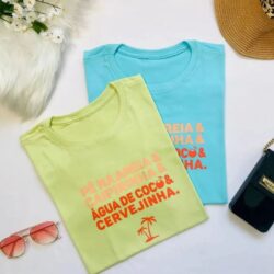 T-Shirt Pé na Areia & Caipirinha
