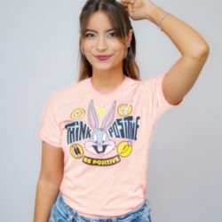 T-Shirt Perna Longa - Think Positive