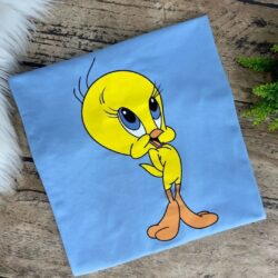 T-Shirt Piu-Piu - Logo no Centro