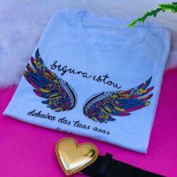 T-Shirt Segura Estou - Asas