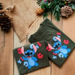 T-Shirt Stitch - Fundo Hawai