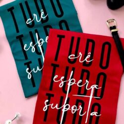 T-Shirt TUDO Crê Espera Suporta