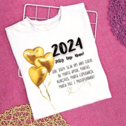 T-Shirt Réveillon - 2024 Feliz Ano Novo