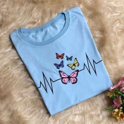 T-Shirt Borboleta - Batidas do Coração