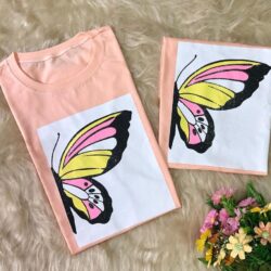 T-Shirt Borboleta - Cara Metade
