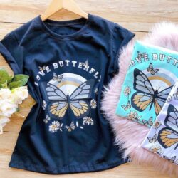 T-Shirt Borboleta - Love Butterfly