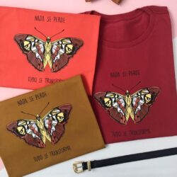 T-Shirt Borboleta - Nada se Perde Tudo se Transforma