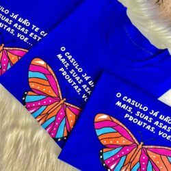 T-Shirt Borboleta - O Casulo Já Não te cabe Mais