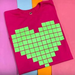 T-Shirt Coração - Gammer