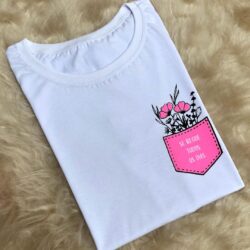 T-Shirt Flores - Se regue todos os dias
