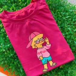 T-Shirt Lisa Simpson - Boné e Óculos