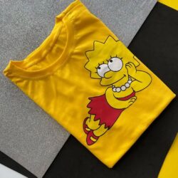 T-Shirt Lisa Simpson - Deitada Pensando