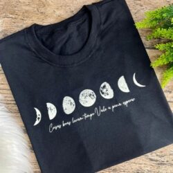 T-Shirt Luar - Coisas Boas Levam tempo