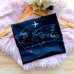 T-Shirt Mapa Do Mundo