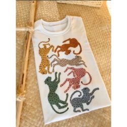 T-Shirt Onça - Alcateia Abstrato