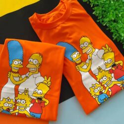 T-Shirt Os Simpsons - Crazy Family