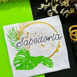 T-Shirt Sabedoria - Letra de mão