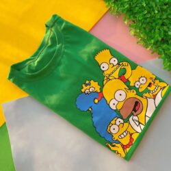 T-Shirt Os Simpsons - Selfie Family