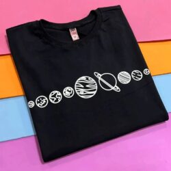 T-Shirt Sistema Solar - Planetas