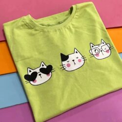 T-Shirt Três Gatinhos