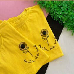 T-Shirt Girassol - Feita de Sol