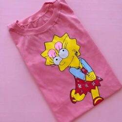 T-Shirt Lisa Simpson - Vestido Florido