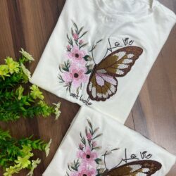 T-Shirt Borboleta - La vie Est belle