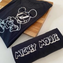 T-Shirt Mickey Mouse - Prateado