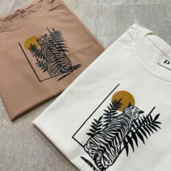 T-Shirt Tigre - Pôr do sol