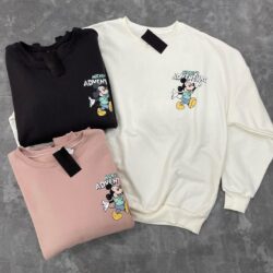 Blusa Moletom Turma Do Mickey - Welcome