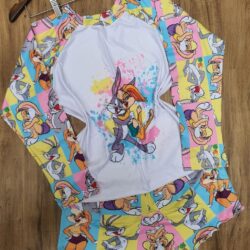Pijama Pernalonga e Lola Bunny Multi Logos