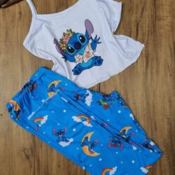 Pijama Stitch - Arco Íris